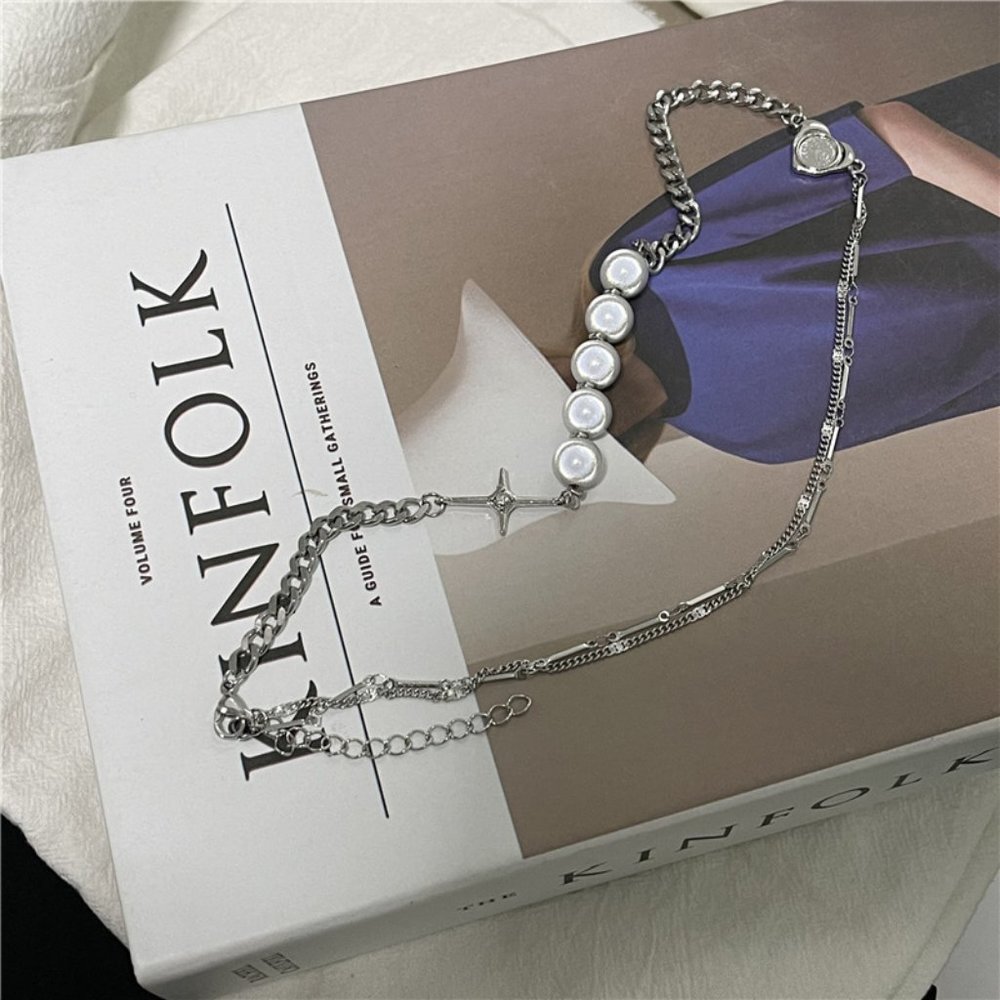 Star and Pearls Necklace - Picture 7 of 9